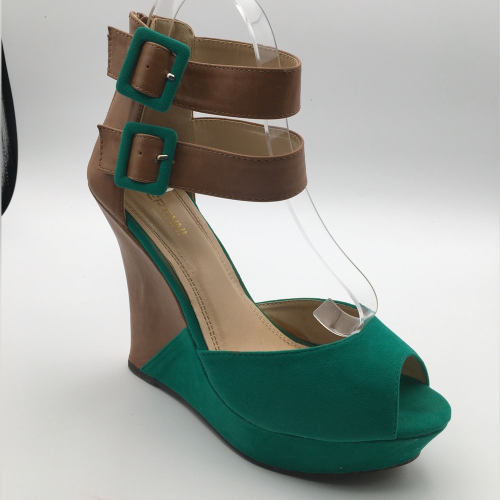 BERTINNI Suede Platform Sandals